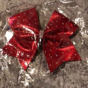Cheer Red Bow